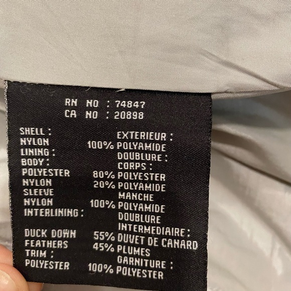 Marc New York Brown Long Length Duck Down Puffer Coat Small - Picture 4 of 7